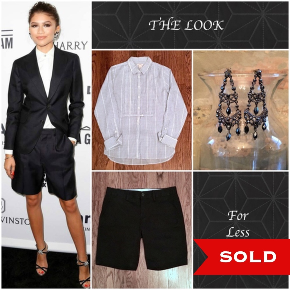 SOLD New Banana Republic Black Bermuda Shorts SOLD